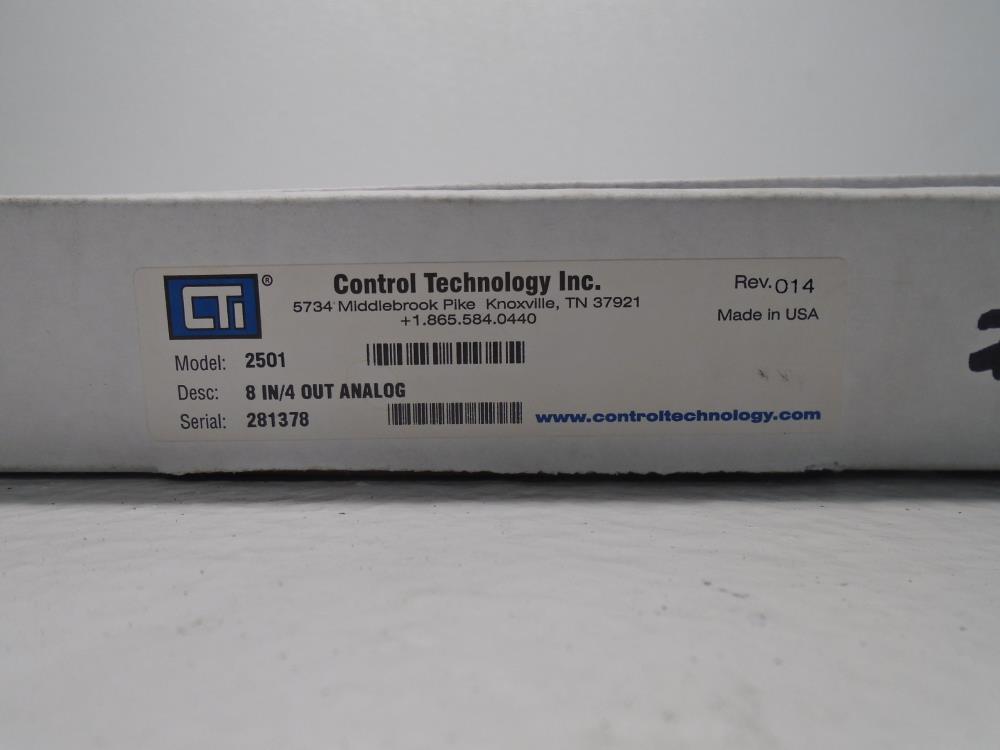 Control Technology 2501 8 IN/4 OUT Analog Module